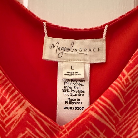 Vibrant Orange reversible shift Dress - Picture 3 of 6